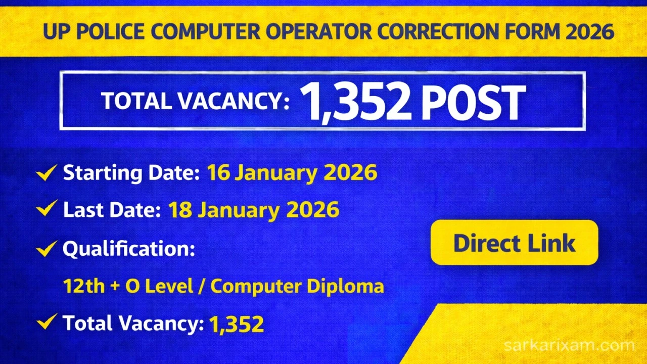 up-police-computer-operator-correction-form-2026